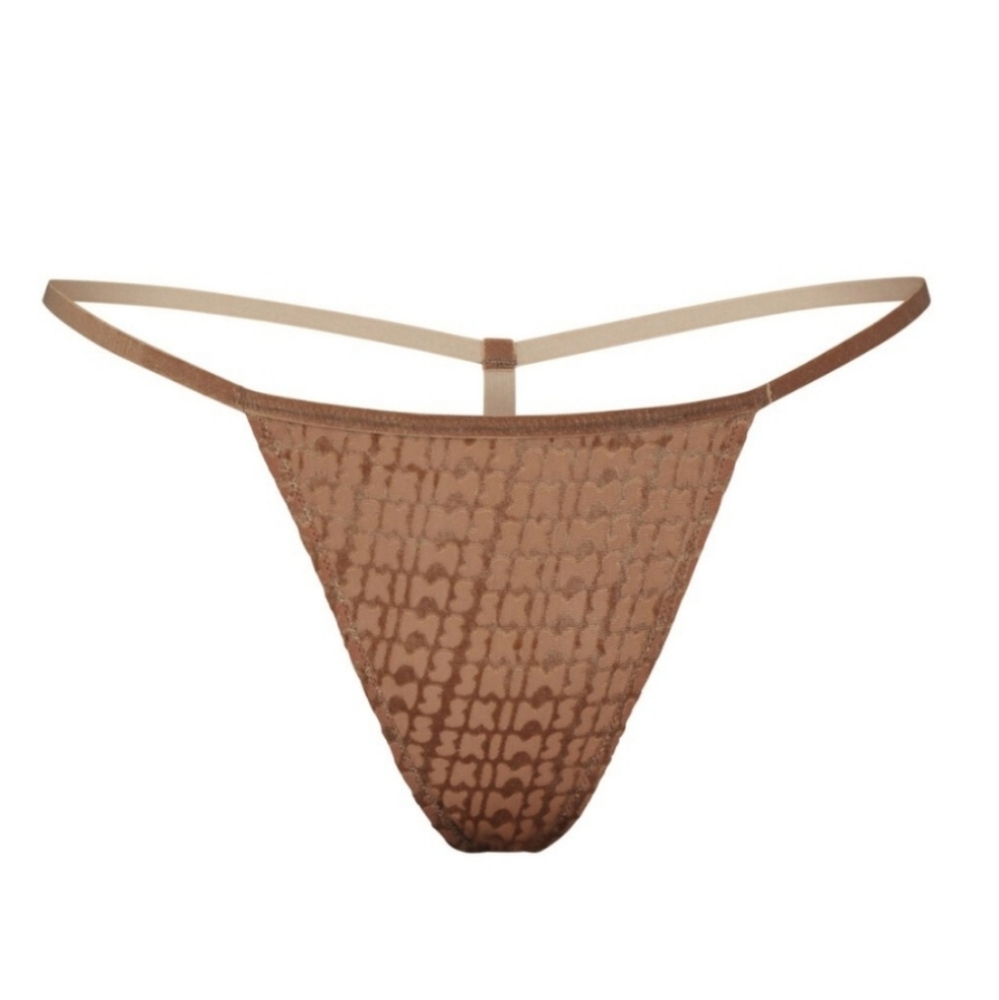 Skims Velvet String Thong Chai Size Large
